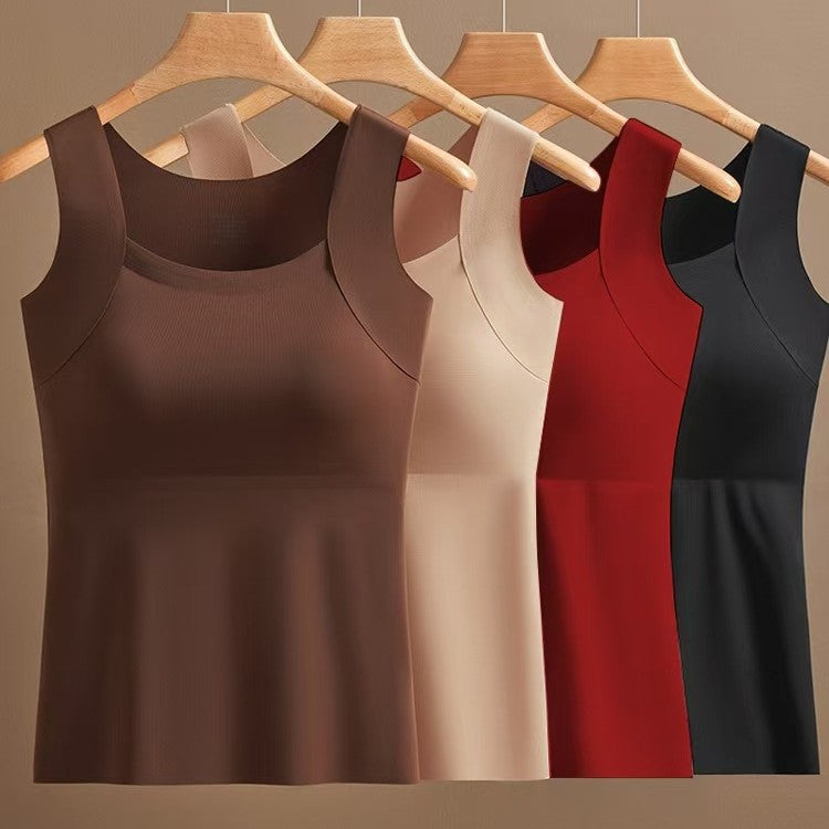Silk seamless bra with underwire base layer underwear